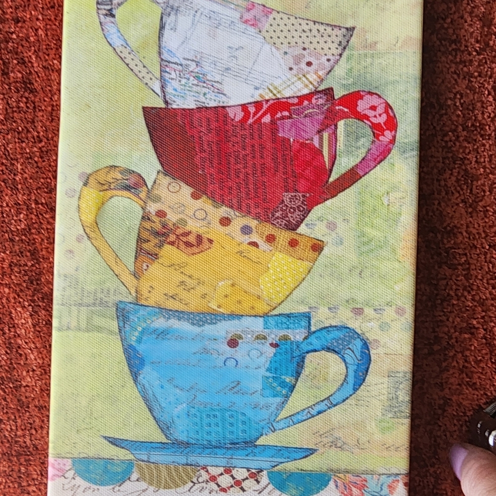 Kitchen artwork canvas 12" × 6" canvas